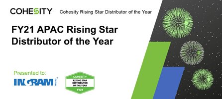 Cohesity FY21 APAC Rising Star Distributor of the Year Awarded to Ingram Micro Thailand
