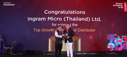 Ingram Micro Thailand Awarded Lenovo Top Growth Commercial Distributor 2022