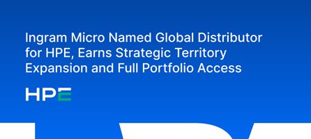 Ingram Micro ได้รับการแต่งตั้งเป็น Global Distributor สำหรับ Hewlett Packard Enterprise อย่างเป็นทางการ!