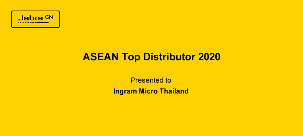 Ingram Micro Thailand Awarded Jabra Asian Top Distributor 2020